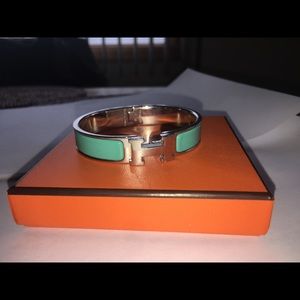 Light green/blue Hermès bracelet